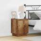 Preview: ARDEBO.de - Nachttische Set von 2 Altes Holz Holz 39 x 34,5 x 50 cm