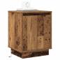 Preview: Nachttische Set von 2 Altes Holz Holz 39 x 34,5 x 50 cm