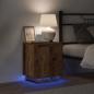 Preview: Nachttische Set von 2 Altes Holz Holz 39 x 34,5 x 50 cm