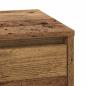 Preview: Nachttisch mit LED-Lichtern Altes Holz 39x34,5x50 cm