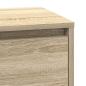 Preview: Nachttisch mit LED Sonoma Eiche 39x34,5x65 cm Holzwerkstoff