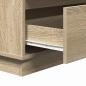 Preview: Nachttisch mit LED Sonoma Eiche 71x34,5x75 cm Holzwerkstoff
