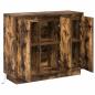 Preview: Sideboard mit LED in Raucheiche 90x32x75 cm aus Holzwerkstoff