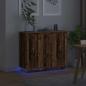 Preview: Sideboard mit LED aus alter Eiche 90x32x75 cm, Ingenieurholz