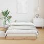 Preview: Bodenbettgestell 90x210 cm aus solidem Kiefernholz