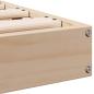 Preview: Bettgestell 140x210 cm aus massivem Kiefernholz