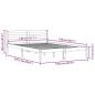 Preview: Bettgestell mit Kopfteil 140x210 cm Massivholz Kiefer