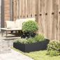 Preview: Blumentopf Schwarz 80x80x50 cm Kaltgezogener Stahl