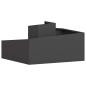 Preview: Blumentopf Schwarz 80x80x50 cm Kaltgezogener Stahl