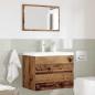 Preview: 2 Teile Badezimmermöbel Set Altes Holz Holzwerkstoff