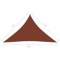 Preview: Sonnensegel Oxford-Gewebe Dreieckig 5x5x6 m Terrakotta-Rot