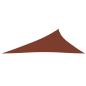 Preview: Sonnensegel Oxford-Gewebe Dreieckig 3x4x5 m Terracotta-Rot