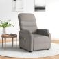 Preview: ARDEBO.de - Massagesessel Elektrisch Taupe Stoff