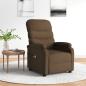Preview: ARDEBO.de - Massagesessel Elektrisch Braun Stoff