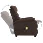 Preview: Massagesessel Elektrisch Braun Stoff