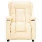 Preview: Relaxsessel Creme Kunstleder