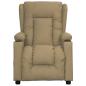 Preview: Massagesessel Cappuccino-Braun Kunstleder