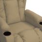 Preview: Massagesessel Cappuccino-Braun Kunstleder