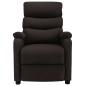 Preview: Massagesessel Dunkelbraun Stoff
