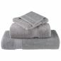 Preview: Premium-Gästetücher SOLUND 10 Stk. Grau 30x50 cm 600 g/m²