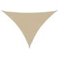 Preview: Sonnensegel Oxford-Gewebe Dreieckig 5x7x7 m Beige