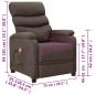 Preview: Massagesessel Taupe Stoff