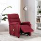 Preview: ARDEBO.de - Massagesessel Weinrot Stoff