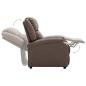 Preview: Relaxsessel Elektrisch Taupe Stoff