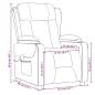 Preview: Relaxsessel Elektrisch Braun Stoff