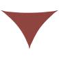 Preview: Sonnensegel Oxford-Gewebe Dreieckig 2,5x2,5x3,5m Terrakotta-Rot