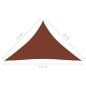 Preview: Sonnensegel Oxford-Gewebe Dreieckig 2,5x2,5x3,5m Terrakotta-Rot