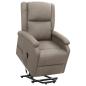 Preview: ARDEBO.de - Aufstehsessel Taupe Stoff