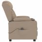 Preview: Relaxsessel Elektrisch Cappuccino-Braun Kunstleder