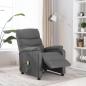 Preview: ARDEBO.de - Massagesessel Hellgrau Stoff