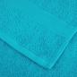 Preview: Premium-Gästetücher SOLUND 10 Stk. Türkis 30x50 cm 600 g/m²