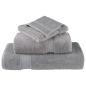 Preview: Premium-Handtücher SOLUND 2 Stk. Grau 50x100 cm 600 g/m²