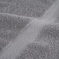 Preview: Premium-Handtücher SOLUND 2 Stk. Grau 50x100 cm 600 g/m²