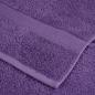 Preview: Premium-Gästetücher SOLUND 4 Stk. Lila 30x50 cm 600 g/m²