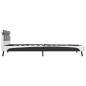 Preview: Bettgestell mit LED Grau Kunstleder 120×200 cm