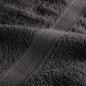 Preview: Premium-Duschtücher SOLUND 2 Stk. Anthrazit 70x140 cm 600 g/m²