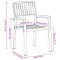 Preview: 7-teiliges Gartentisch-Set aus massivem Akazienholz und Metall