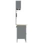 Preview: 8-tlg. Werkstattschrank-Set mit Stecktafel Rot MDF und Metall