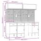 Preview: 10-tlg. Werkbank-Set Rot Stahl