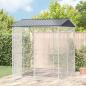 Preview: ARDEBO.de - Voliere Anthrazit 210x227x247 cm Stahl