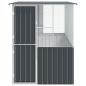 Preview: Vogelkäfig Anthrazit 215x78x200 cm Verzinkter Stahl