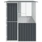 Preview: Vogelkäfig Anthrazit 215x78x200 cm Verzinkter Stahl