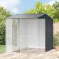 Preview: Voliere Anthrazit 215x310x247 cm Stahl