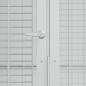 Preview: Voliere Anthrazit 215x310x247 cm Stahl