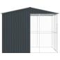Preview: Voliere Anthrazit 215x310x247 cm Stahl