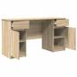 Preview: Schreibtisch Sonoma-Eiche 140 x 49 x 76 cm Holzwerkstoff